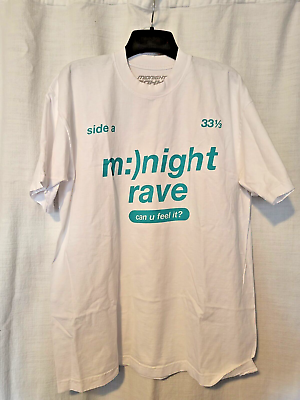 #ad Midnight Rave X Awge A$AP Rocky tee size Medium Promo T shirt