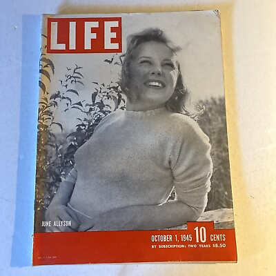 #ad LIFE October 1 1945 J Kennedy S Temple Caldwell Eliot H Ford II Daddy Grace