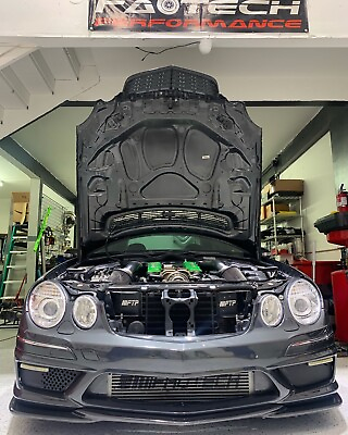 #ad E55 Performance Supercharged Carbon Fiber M113K 55K AMG Scoops E55 AMG W211 WOW