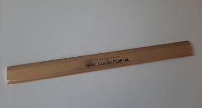 #ad Coral Gables Federal The Golden Rule Ruler 12#x27;#x27;