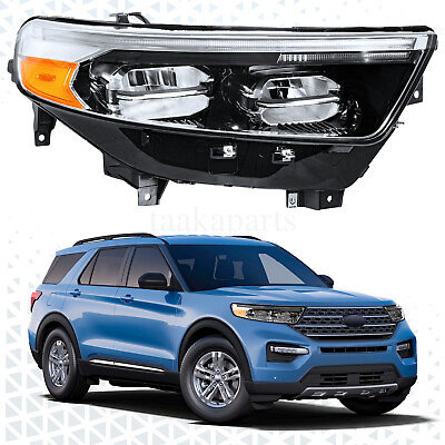 #ad LED Headlight Headlamp Passenger RH For 2020 2021 2022 Ford Explorer XLT Limited