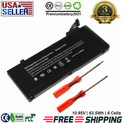 #ad ✅Battery A1322 for Apple MacBook Pro 13#x27;#x27; A1278 Mid 2009 2010 2011 2012