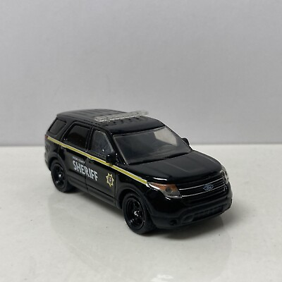 #ad 2014 14 Ford Explorer Interceptor Collectible 1 64 Scale Diecast Diorama Model