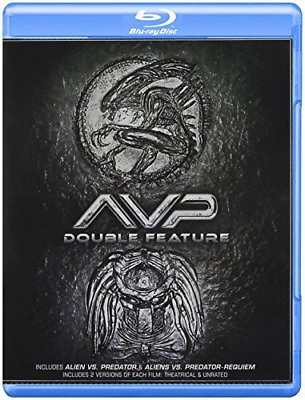 #ad AVP Double Feature: Alien vs. Predator Aliens vs. Predator: Requiem New Blu r