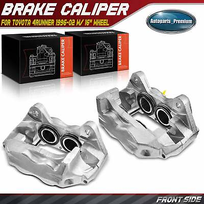 #ad 2x New Brake Calipers for Toyota 4Runner 1996 02 w 16quot; Wheel Front Left amp; Right