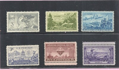 #ad 1951 Commemorative Year Set US Mint Never Hinged Stamps