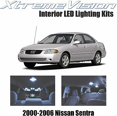 XtremeVision Interior LED for Nissan Sentra 2000 2006 3 Pieces Cool White...