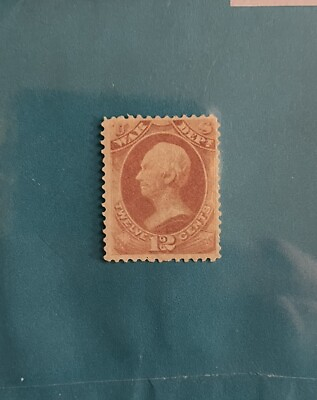 #ad Antique 1873 12c War Dept. Official Stamp Scott #O89 MHOG CV$275 Steal it