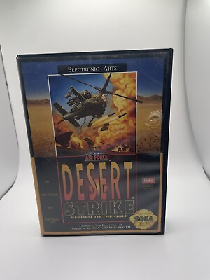 #ad Desert Strike: Return to the Gulf Sega Genesis 1992 NCIB