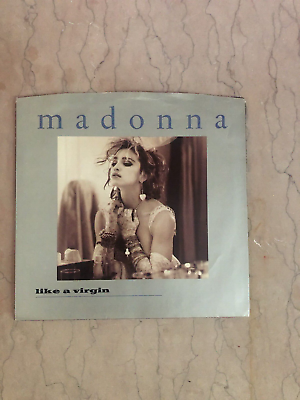#ad LOT of 3 MADONNA 45#x27;s w PICTURE SLEEVE:Like VirginTrue BlueCausing Commotion