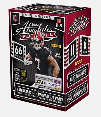 #ad #ad 2023 Panini Absolute Football Trading Card Blaster Box 66 Cards In Stock