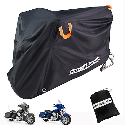 #ad #ad XXXL Heavy Duty Waterproof Motorcycle Bike Cover Outdoor Rain Dust UV Protector