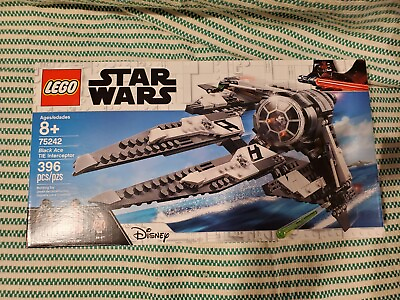 #ad New Sealed LEGO 75242 Star Wars Black Ace TIE Interceptor