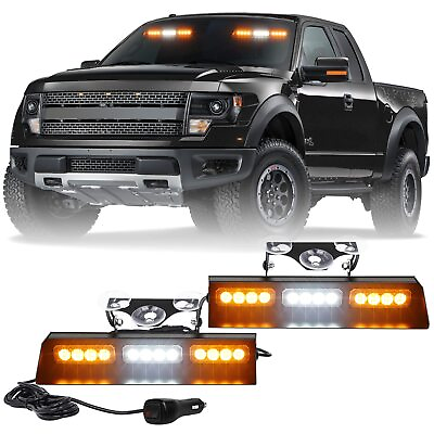 #ad 2 in 1 LED Emergency Strobe Lights Dash Safety Hazard Warning lights For Trucks