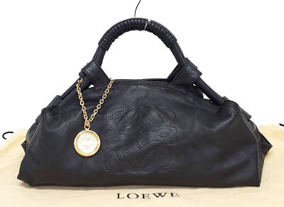 #ad LOEWE Nappa Aire Top handle bag with charm Nappa leather black Z750