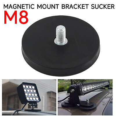 #ad #ad 5x Magnetic Base Mount Bracket Holder M8 for LED Work Light Bar Offroad SUV Roof