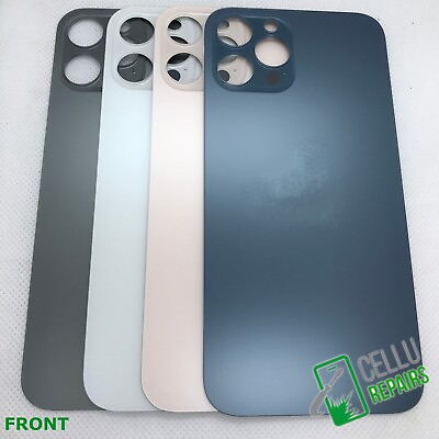 #ad Back Glass Cover for iPhone 12 Pro Max Big Hole