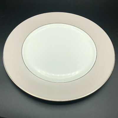 Lenox Federal Platinum Frost Bone China Dinner Plate 11 3 4quot; Diameter