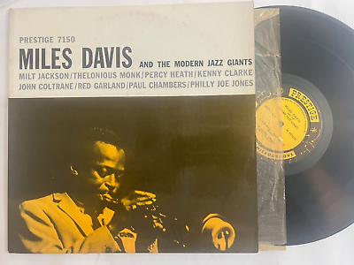 #ad Miles Davis amp; the Modern Jazz Giants LP Prestige 7150 DG RVG Coltrane VG