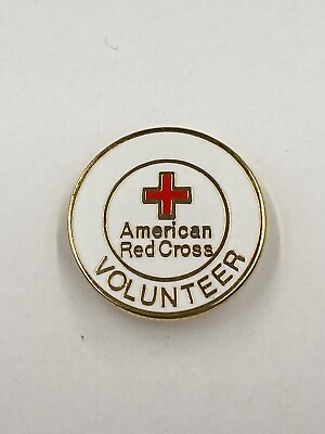 #ad American Red Cross Volunteer Lapel Pin