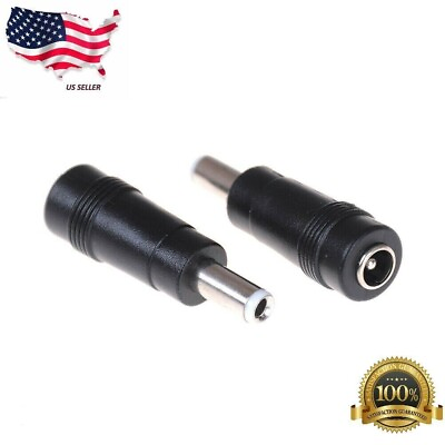 #ad 5.5x2.1mm Female to 5.5x2.5mm Male DC Power Plug Connector Adapter QP US Seller