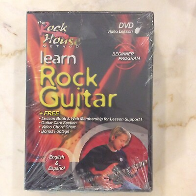 #ad The Rock House Method: Learn Rock Guitar 3 DVD Set Video Lesson beg int adv New