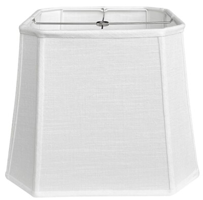 #ad TOOTOO STAR Square Cut Corner White LampShade 10quot; Top x 13quot; Bottom x 10.5quot; High