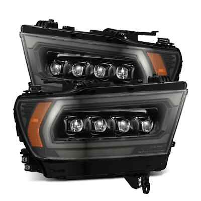 #ad For 19 24 Ram 1500 MK II 2500 Style NOVA Series LED Projector Headlights Black