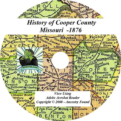 #ad 1876 History amp; Genealogy of COOPER County Missouri MO