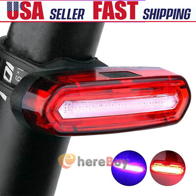 #ad Bicycle Light Rear Light Back Light Waterproof USB Rechargeable LED Bike Lamp
