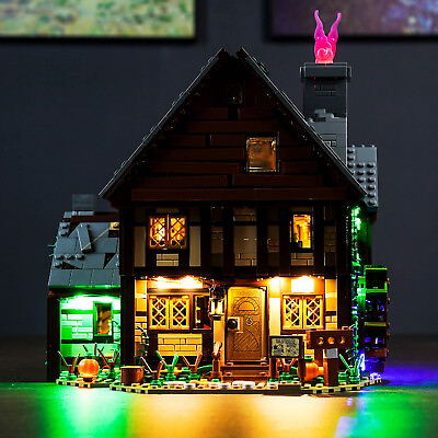 #ad LocoLee LED Light Kit for Lego 21341 Hocus Pocus: The Sanderson Sisters#x27; Cottage