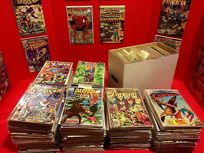 #ad Huge 100 Comic Book Lot Marvel Dc Indy All Vf To Nm Condition No Duplicates
