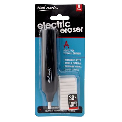#ad Electric Eraser Includes 30 Eraser Refills. Suitable for use with Graphite P...