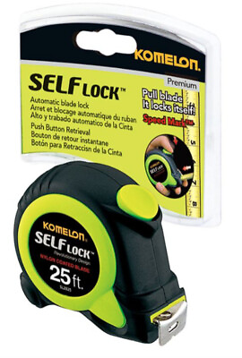 #ad Komelon SL2825T 25 ft. Self Lock Series Tape Measure