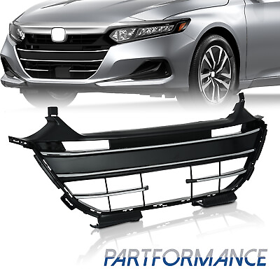 #ad Black Front Lower Bumper Grille Grill For Honda Accord Sedan 2021 2022 2023