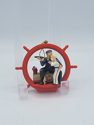 #ad Norman Rockwell Danbury Mint Christmas Ornament Collection quot;Ship Ahoyquot;