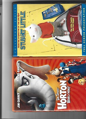 #ad Stuart Little DVD 2000 Collectors Series plus Horton Hears a Who