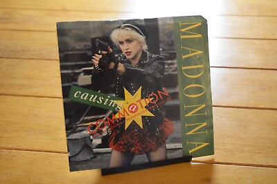 #ad MADONNA quot;CAUSING A COMMOTIONquot; 45 RPM 7quot; VG RECORD PIC SLEEVE D44 161