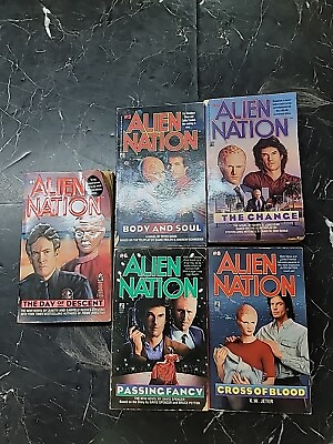 #ad Lot of 5 Alien Nation TV series tie in 13468 PB Passing Fancy Sci Fi