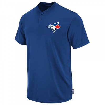 #ad Toronto Blue Jays Majestic Cool Base 2 Button Replica Jersey MLB Shirt MEN#x27;S