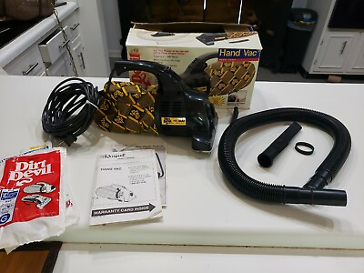 #ad Dirt Devil 500 Series Hand Held Vacuum 25ft Cord DD520 Yellow Works Tested