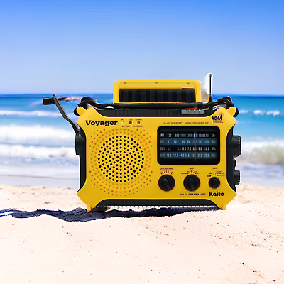 #ad #ad Used Kaito KA500 AM FM Shortwave Solar Crank Emergency Weather Alert Radio