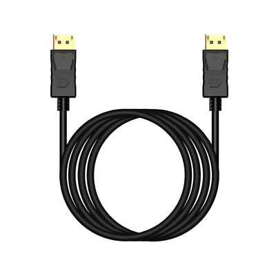 #ad DisplayPort to DisplayPort Cable DP to DP 4K Resolution 6Ft Black