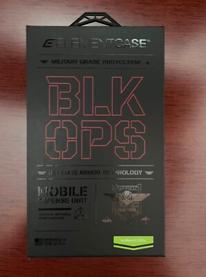 #ad iPhone 14 14 Pro Element Case Black Ops Wallet Kickstand NEW