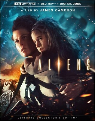 #ad Aliens New 4K UHD Blu ray With Blu Ray 4K Mastering Collector#x27;s Ed Digita
