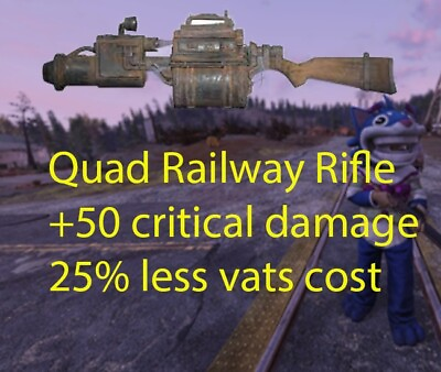 #ad #ad ⭐️ ⭐️⭐️ Quad Railway 50 critical damage 25 less vats cost PC