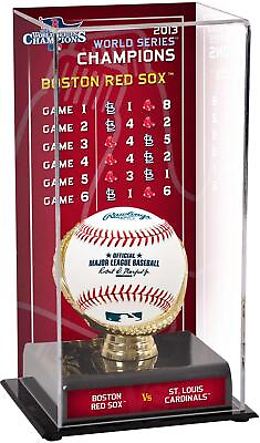 #ad Boston Red Sox 2013 WS Champs Display Case with Series Listing Image Fanatics