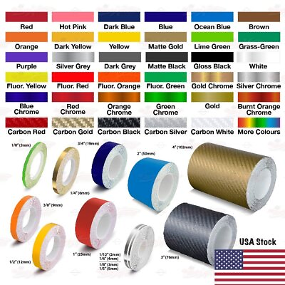 #ad Roll Vinyl Pinstriping Pin Stripe DIY Self Adhesive Line Car Tape Decal Stickers