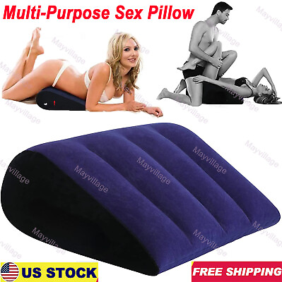 #ad Sex Pillow Triangle Wedge Cushion Position BDSM Bondage Adult Couple Sex Toys BL