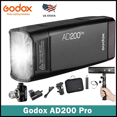 #ad Godox AD200 Pro AD200Pro Flash for Sony Canon Nikon Fujifilm Fuji Olympus Camera
